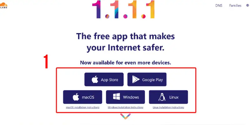 Cần hiểu rõ 1.1.1.1 là app gì khi sử dụng ứng dụng cách cài 1.1.1.1